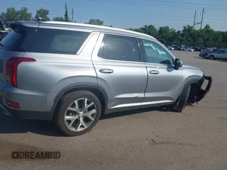 2020 Hyundai Palisade SEL with VIN KM8R4DHE6LU105105, listed as a IAAI auction lot 42552907 with 53,202 mi miles and . Bid and sale history available at DreamBid. Image 4.