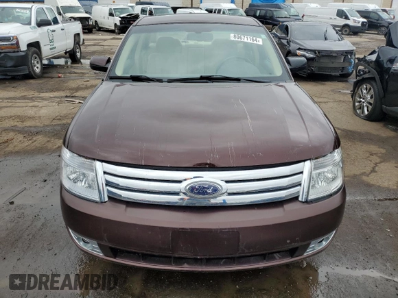 2009 Ford Taurus SE with VIN 1FAHP23W49G104687, listed as a Copart auction lot 80671164 with 100,841 mi miles and Clean Title. Bid and sale history available at carsss.com. Image 5.