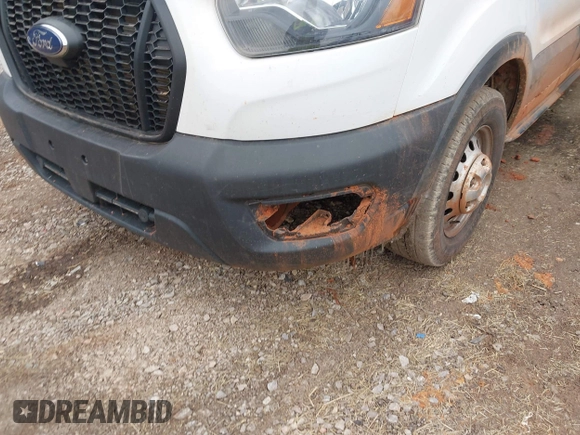 2023 Ford Transit Cargo with VIN 1FTBR2X8XPKB02099, listed as a IAAI auction lot 41576034 with 52,070 mi miles and . Bid and sale history available at DreamBid. Image 6.
