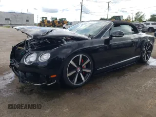 2014 Bentley Continental GT with VIN SCBGH3ZA8EC040940, listed as a Copart auction lot 64830564 with 8,309 mi miles and Salvage Title. Bid and sale history available at DreamBid. Image 1.