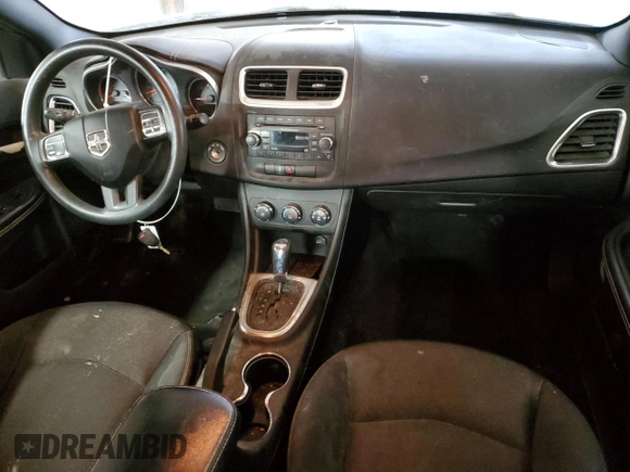 2012 Dodge Avenger SE with VIN 1C3CDZAG4CN254727, listed as a Copart auction lot 45271155 with 206,291 mi miles and Salvage Title. Bid and sale history available at DreamBid. Image 8.