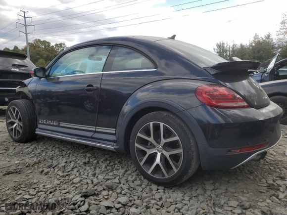 2018 Volkswagen Beetle Dune with VIN 3VWSD7AT4JM709024, listed as a Copart auction lot 73713754 with 50,879 mi miles and Salvage Title. Bid and sale history available at carsss.com. Image 2.