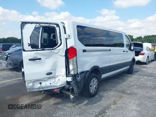 2023 Ford Transit Passenger XL with VIN 1FBAX2YG6PKB08879, listed as a IAAI auction lot 42137671 with 44,204 mi miles. Bid and sale history available at carsss.com. Image 4.