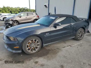 2011 Ford Mustang GT with VIN 1ZVBP8FF9B5114340, listed as a Copart auction lot 63322475 with 112,641 mi miles and Salvage title. Bid and sale history available at DreamBid. Image 1.