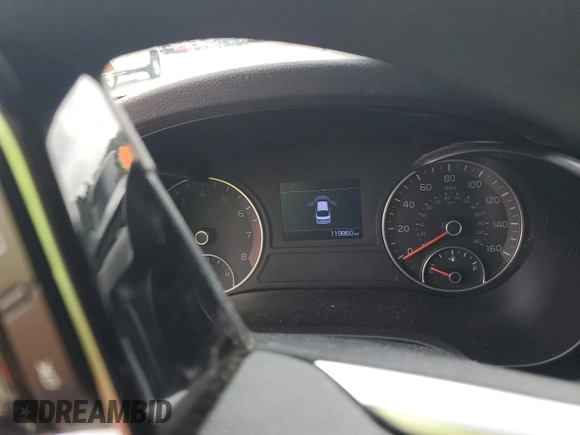 2019 Kia Optima LX with VIN 5XXGT4L33KG336245, listed as a Copart auction lot 59780595 with 119,860 mi miles and Salvage title. Bid and sale history available at DreamBid. Image 9.
