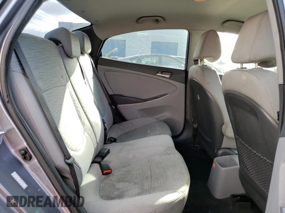 2015 Hyundai Accent GLS with VIN KMHCT4AE5FU888036, listed as a Copart auction lot 62137183 with 157,869 mi miles. Bid and sale history available at carsss.com. Image 10.