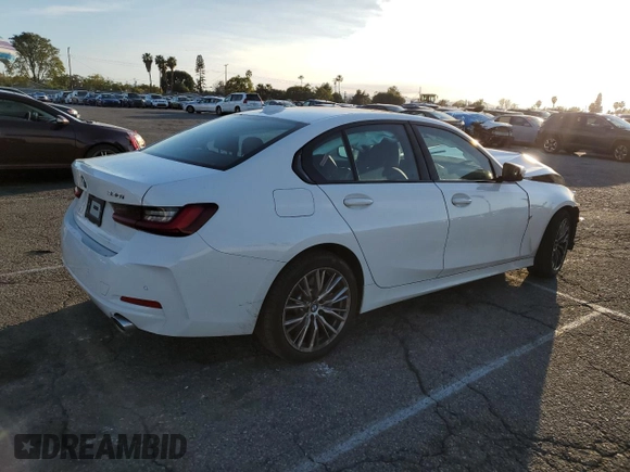 2023 BMW 3 Series 330i with VIN 3MW69FF05P8D73476, listed as a Copart auction lot 44819045 with Not provided miles and Salvage title. Bid and sale history available at DreamBid. Image 3.