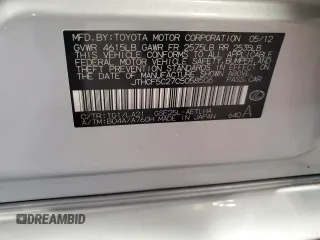 2012 Lexus IS 250 с VIN JTHCF5C27C5058506, выставлен на аукционе Copart как лот 60878405 с пробегом 95 331 миль миль и Списание • Salvage title. История ставок и продаж доступна на DreamBid. Изображение 12.