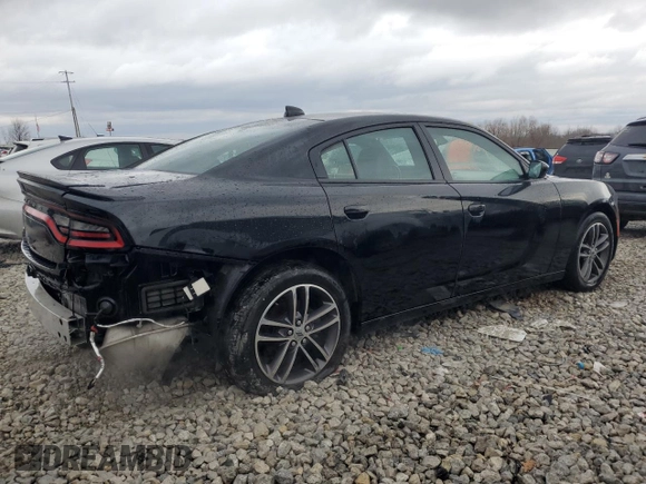 2019 Dodge Charger SXT with VIN 2C3CDXJG9KH523879, listed as a Copart auction lot 82988364 with 71,386 mi miles and Salvage Title. Bid and sale history available at DreamBid. Image 3.