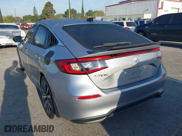 2024 Honda Civic EX-L z VIN 19XFL1H70RE022707, wystawiony jako IAAI lot #41852356 z przebiegiem 23 137 mil mil oraz . Historia ofert i sprzedaży dostępna na DreamBid. Obrazek 3.