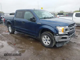 2018 Ford F-150 XL with VIN 1FTEW1E57JFD02530, listed as a IAAI auction lot 42152385 with 81,230 mi miles and . Bid and sale history available at DreamBid. Image 1.