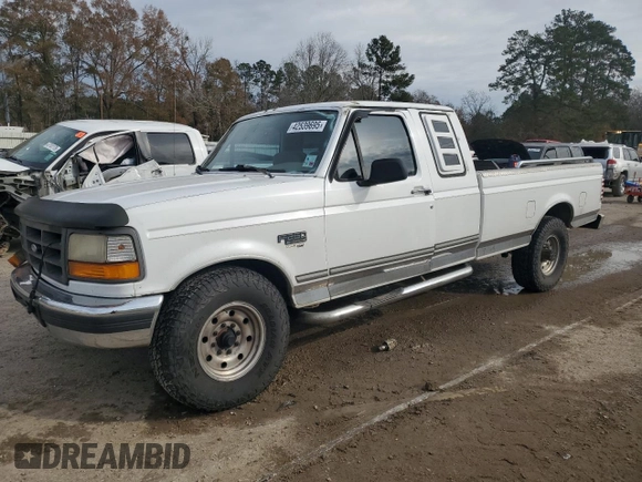 1996 Ford F-250 with VIN 1FTHX25F9TEB39655, listed as a Copart auction lot 42539695 with 188,160 mi miles and Salvage Title. Bid and sale history available at DreamBid. Image 1.