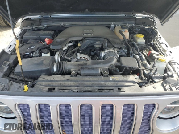 2018 Jeep Wrangler Unlimited Sahara z VIN 1C4HJXEG4JW285606, wystawiony jako Copart lot #49254405 z przebiegiem 57 148 mil mil oraz Szkoda całkowita • Salvage title. Historia ofert i sprzedaży dostępna na DreamBid. Obrazek 11.