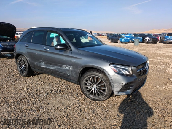 2017 Mercedes-Benz GLC with VIN WDC0G6EB0HF178020, listed as a Copart auction lot 82818844 with 72,277 mi miles and Salvage Title. Bid and sale history available at carsss.com. Image 4.