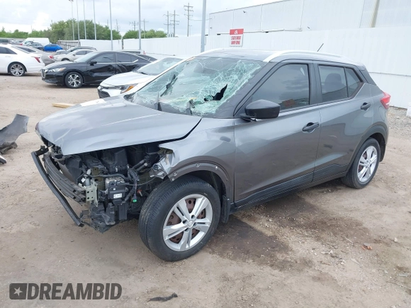 2018 Nissan Kicks S with VIN 3N1CP5CU6JL541386, listed as a IAAI auction lot 42147648 with 95,676 mi miles and . Bid and sale history available at DreamBid. Image 2.