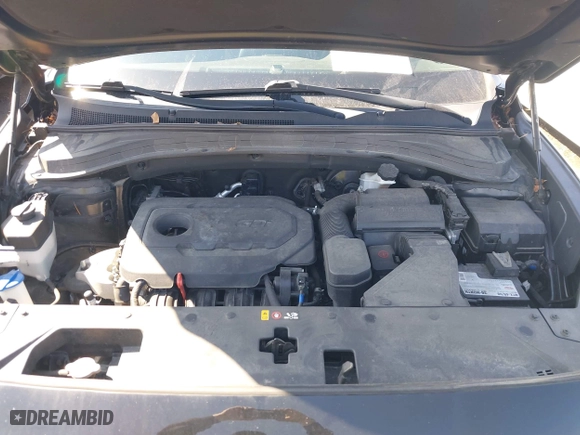 2019 Hyundai Santa Fe SE with VIN 5NMS23AD0KH023450, listed as a IAAI auction lot 41971233 with 52,109 mi miles. Bid and sale history available at carsss.com. Image 10.