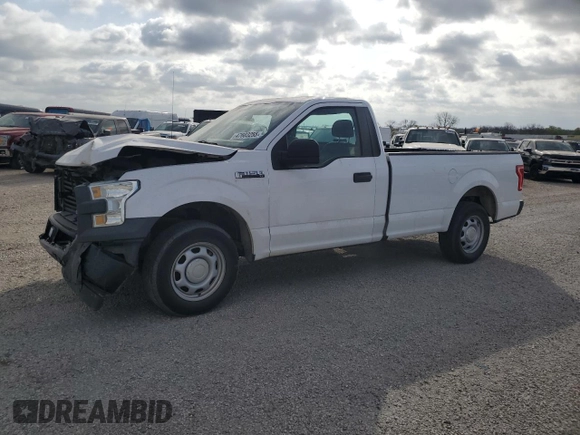 2017 Ford F-150 XL with VIN 1FTMF1CF8HKC30441, listed as a Copart auction lot 47603255 with 91,843 mi miles and Salvage Title. Bid and sale history available at carsss.com. Image 1.