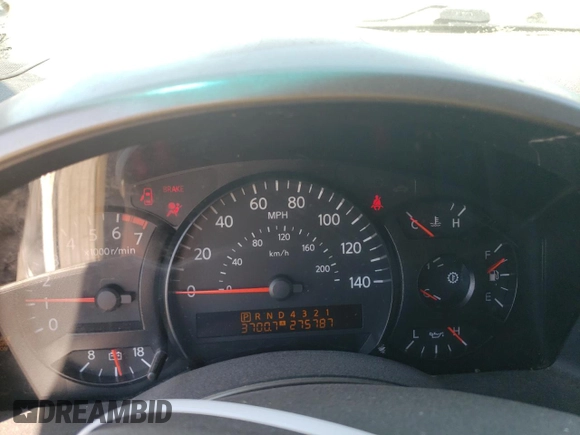 2004 Nissan Titan SE with VIN 1N6AA06AX4N548238, listed as a Copart auction lot 50577505 with 275,787 mi miles and Salvage Title. Bid and sale history available at carsss.com. Image 9.