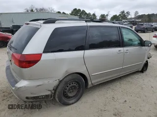 2004 Toyota Sienna CE with VIN 5TDZA23C34S044504, listed as a Copart auction lot 47039055 with 124,056 mi miles and Salvage Title. Bid and sale history available at carsss.com. Image 3.