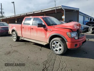2012 Ford F-150 XL with VIN 1FTFW1ET1CKD52157, listed as a Copart auction lot 47454515 with 164,000 mi miles and Salvage title. Bid and sale history available at DreamBid. Image 4.