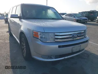 2012 Ford Flex SEL with VIN 2FMGK5CC2CBD16543, listed as a IAAI auction lot 41953622 with 124,941 mi miles. Bid and sale history available at carsss.com. Image 1.