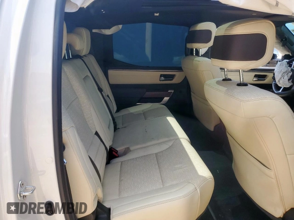 2024 Toyota Tundra 1794 Edition with VIN 5TFMC5DB7RX072710, listed as a Copart auction lot 57221845 with 18,763 mi miles and Clean title. Bid and sale history available at DreamBid. Image 10.