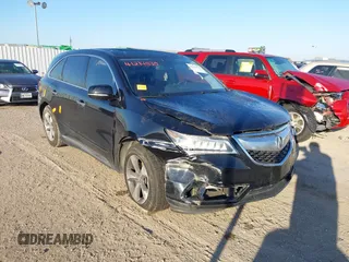 2014 Acura MDX with VIN 5FRYD3H24EB008446, listed as a IAAI auction lot 41214535 with 99,367 mi miles. Bid and sale history available at carsss.com. Image 1.