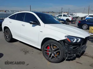 2023 Mercedes-Benz GLE 53 AMG with VIN 4JGFD6BB8PA837708, listed as a IAAI auction lot 41645242 with 31,385 mi miles and . Bid and sale history available at DreamBid. Image 1.