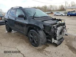 2019 Jeep Cherokee Latitude Plus with VIN 1C4PJLLBXKD339368, listed as a Copart auction lot 52421605 with 48,221 mi miles and Salvage Title. Bid and sale history available at carsss.com. Image 4.