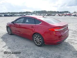2017 Ford Fusion SE with VIN 3FA6P0HDXHR249811, listed as a IAAI auction lot 41701110 with 93,557 mi miles. Bid and sale history available at carsss.com. Image 3.