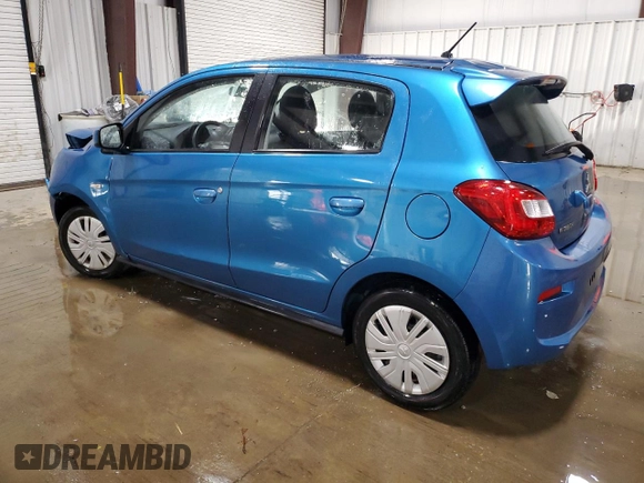 2018 Mitsubishi Mirage ES with VIN ML32A3HJ3JH014176, listed as a Copart auction lot 62278655 with 25,371 mi miles and Salvage title. Bid and sale history available at DreamBid. Image 2.