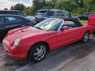 2004 Ford Thunderbird Deluxe z VIN 1FAHP60A84Y102847, wystawiony jako Copart lot #75357864 z przebiegiem Nie podano mil oraz Szkoda całkowita • Salvage title. Historia ofert i sprzedaży dostępna na DreamBid. Obrazek 1.
