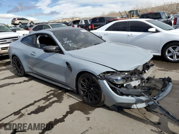 2021 BMW M4 Competition with VIN WBS33AZ09MCG46120, listed as a Copart auction lot 40502493 with 0 mi miles. Bid and sale history available at carsss.com. Image 4.