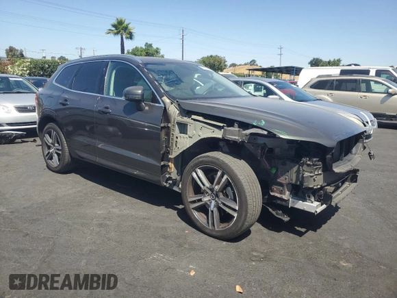 2018 Volvo XC60 Momentum with VIN LYVA22RK3JB117199, listed as a Copart auction lot 60888465 with 56,999 mi miles and Salvage title. Bid and sale history available at DreamBid. Image 4.