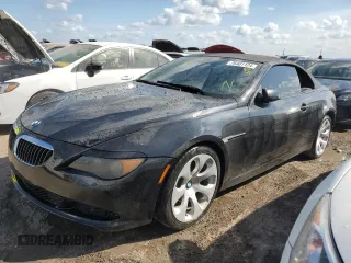 2004 BMW 6 Series 645Ci with VIN WBAEK73424B260088, listed as a Copart auction lot 76481124 with 105,410 mi miles and Non Repairable. Bid and sale history available at carsss.com. Image 1.