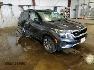 2022 Kia Seltos S with VIN KNDEUCAA6N7271498, listed as a Copart auction lot 55357785 with 40,379 mi miles and Salvage title. Bid and sale history available at DreamBid. Image 14.