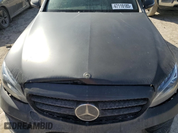 2015 Mercedes-Benz C-Class C 300 Luxury with VIN 55SWF4KB0FU012463, listed as a Copart auction lot 47119185 with 140,170 mi miles and Salvage Title. Bid and sale history available at carsss.com. Image 12.