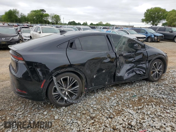 2024 Toyota Prius LE with VIN JTDADABU0R3007668, listed as a Copart auction lot 52110565 with 29,984 mi miles and Salvage title. Bid and sale history available at DreamBid. Image 3.