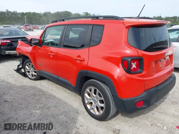 2016 Jeep Renegade Latitude with VIN ZACCJABT9GPD08778, listed as a IAAI auction lot 41981281 with 89,971 mi miles and . Bid and sale history available at carsss.com. Image 3.