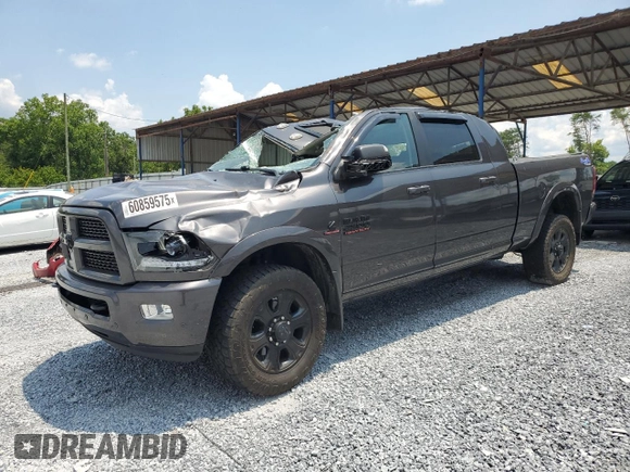 2016 Ram 2500 Laramie with VIN 3C6UR5NLXGG336887, listed as a Copart auction lot 60859575 with Not provided miles and Salvage title. Bid and sale history available at DreamBid. Image 1.