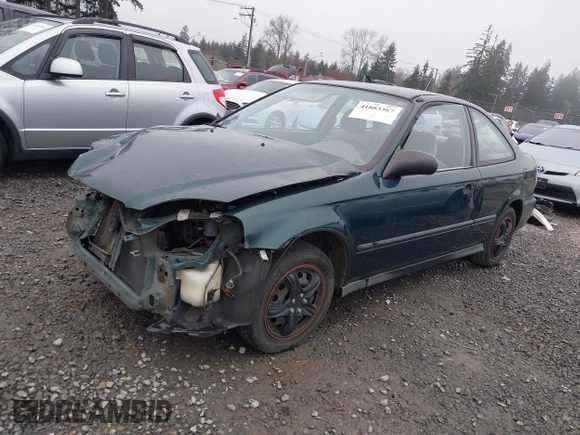 1999 Honda Civic DX with VIN 1HGEJ612XXL003343, listed as a IAAI auction lot 41883367 with 285,176 mi miles. Bid and sale history available at carsss.com. Image 18.