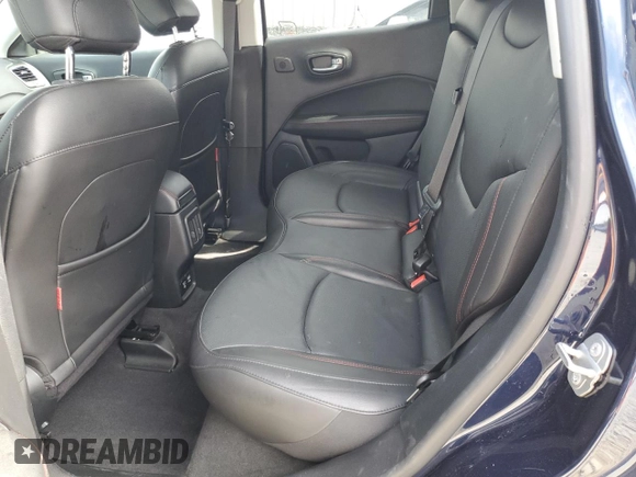 2021 Jeep Compass Trailhawk with VIN 3C4NJDDB1MT598484, listed as a Copart auction lot 55997655 with 25,257 mi miles and Salvage title. Bid and sale history available at DreamBid. Image 11.