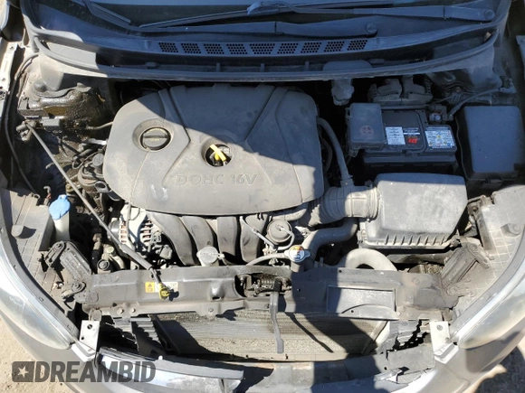 2013 Hyundai Elantra GLS z VIN 5NPDH4AE0DH194355, wystawiony jako Copart lot #57059235 z przebiegiem 199 999 mil mil oraz Szkoda całkowita • Salvage title. Historia ofert i sprzedaży dostępna na DreamBid. Obrazek 11.