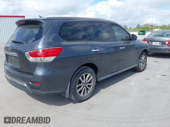 2014 Nissan Pathfinder Platinum with VIN 5N1AR2MN4EC703503, listed as a IAAI auction lot 41544972 with 162,287 mi miles and . Bid and sale history available at DreamBid. Image 4.