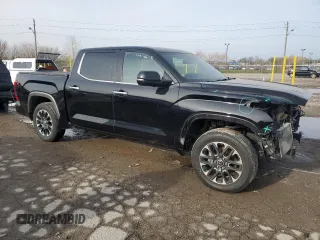 2023 Toyota Tundra Limited with VIN 5TFJA5DB9PX069197, listed as a Copart auction lot 52006175 with 7,396 mi miles and Salvage title. Bid and sale history available at DreamBid. Image 4.