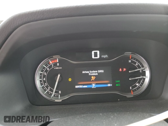 2023 Honda Ridgeline Black Edition with VIN 5FPYK3F83PB047215, listed as a Copart auction lot 86656754 with 9,701 mi miles and Salvage title. Bid and sale history available at DreamBid. Image 9.