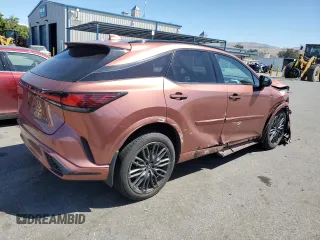 2023 Lexus RX with VIN 2T2BCMEAXPC003685, listed as a Copart auction lot 56660414 with 31,145 mi miles and Salvage Title. Bid and sale history available at carsss.com. Image 3.