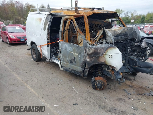 2014 Ford Econoline Cargo Commercial with VIN 1FTNE2EW7EDA55450, listed as a IAAI auction lot 39311585 with Not Provided miles and . Bid and sale history available at carsss.com. Image 1.