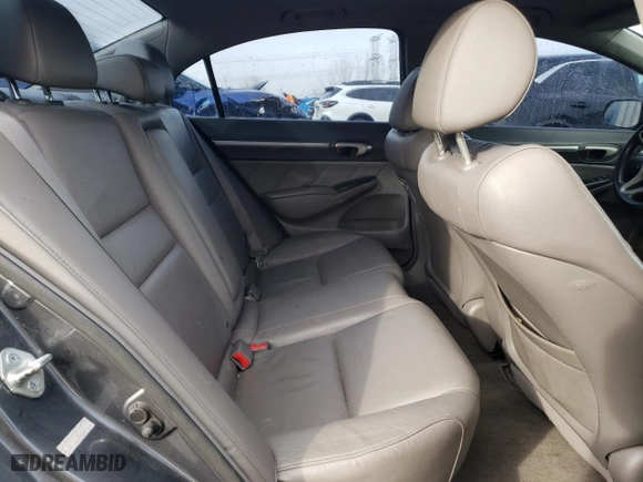 2011 Honda Civic Sdn EX-L with VIN 19XFA1F95BE010455, listed as a Copart auction lot 42855925 with 255,327 mi miles and Salvage Title. Bid and sale history available at carsss.com. Image 10.