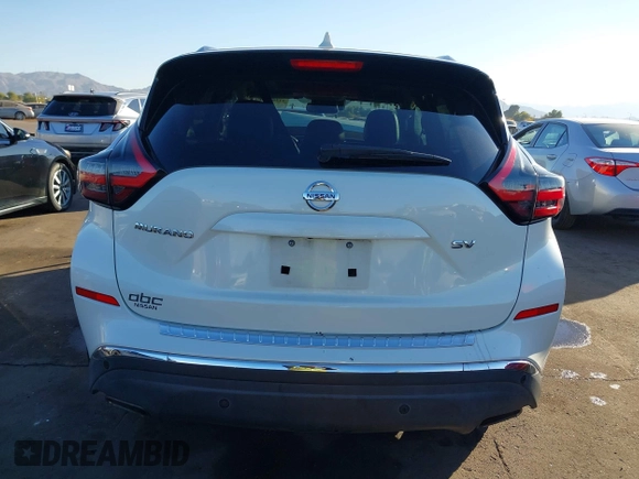 2020 Nissan Murano SV z VIN 5N1AZ2BJ1LN154814, wystawiony jako IAAI lot #41268431 z przebiegiem 102 793 mil mil oraz . Historia ofert i sprzedaży dostępna na DreamBid. Obrazek 16.
